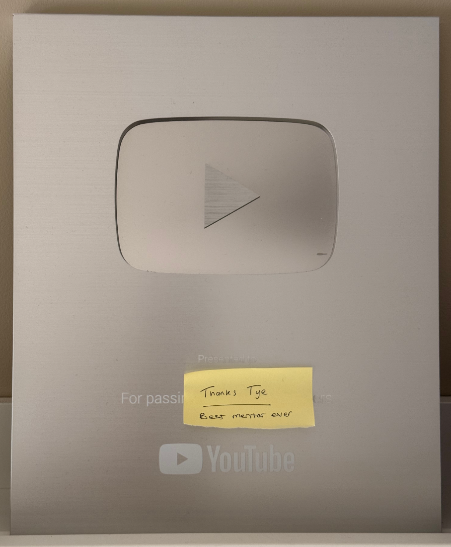 Silver Play Button